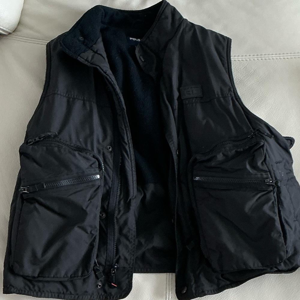 Polo Raplh Lauren Men's Black Vest small